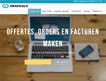 Tablet Screenshot of graficalc.nl